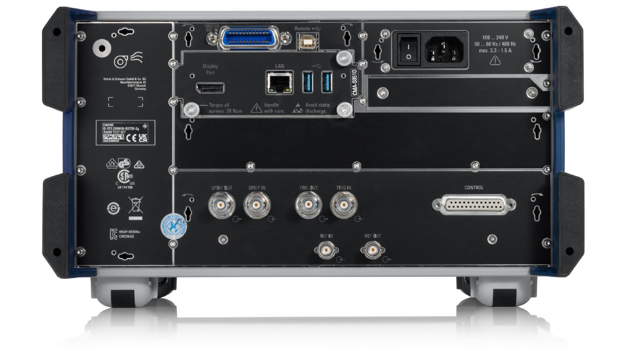 R&SCMA180 無線電測試儀（DMR / P25 / NXDN / TETRA / 航電） 角度 4