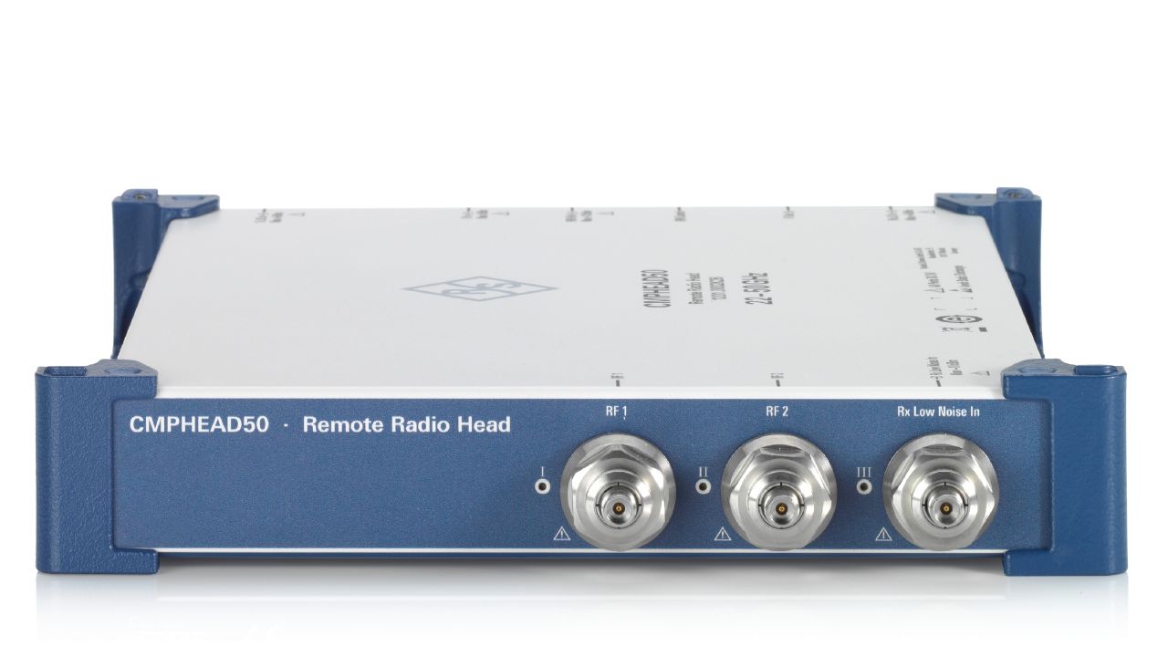 R&SCMPHEAD50 mmWave 遠端射頻頭（21.84 – 50.20 GHz，搭配 CMP200） 角度 2