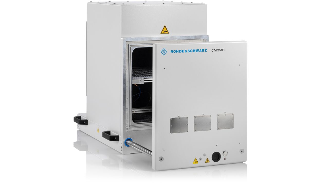 R&SCMQ500 5G 終端與元件遮蔽屏蔽立方體（0.7 – 77 GHz，>80 dB） 角度 2