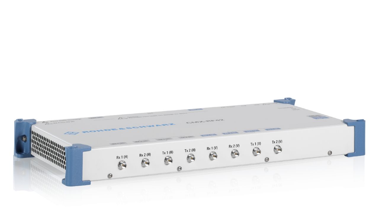 R&SCMX-RF42 主動式射頻前端（44 GHz，5G mmWave 載波聚合） 角度 4