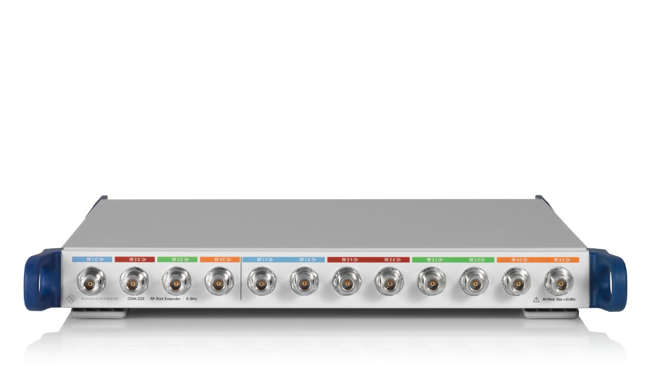 R&SCMX-Z25 CMX500 射頻埠擴展器（多 DUT 並行 LTE / 5G FR1） 角度 2