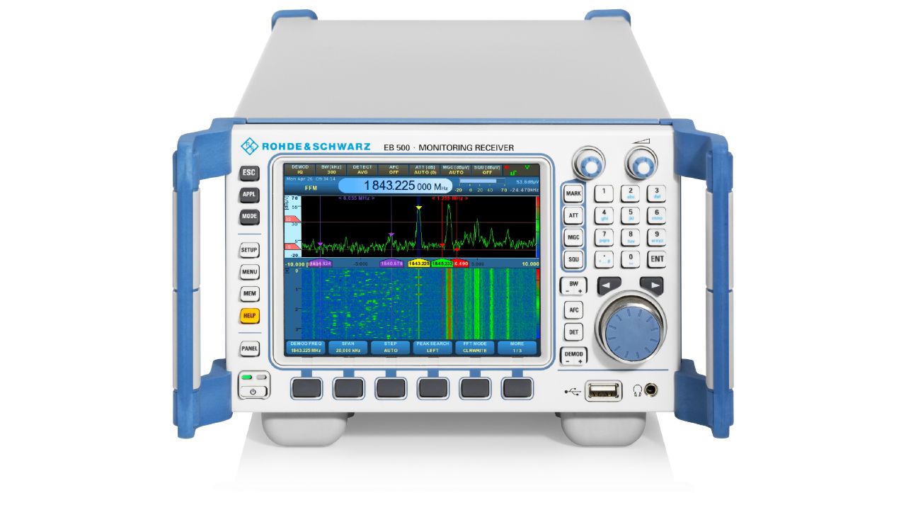 R&S®EB500 寬頻監測接收機 角度 2