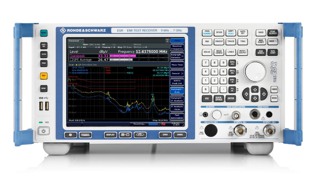 R&S®ESR EMI 測試接收機