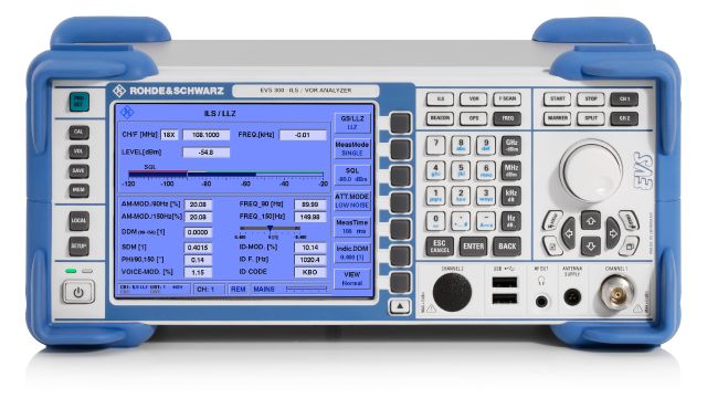 R&S®EVS300 ILS / VOR 分析儀 角度 3