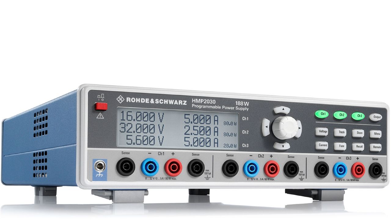 R&S®HMP2000 系列 中階雙/三通道線性可程式直流電源供應器 角度 2