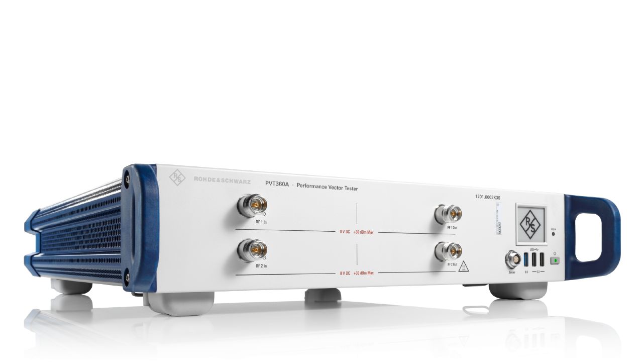 R&S®PVT360A 高效能向量訊號測試儀（整合 VSG + VSA，最高 6 GHz） 角度 2