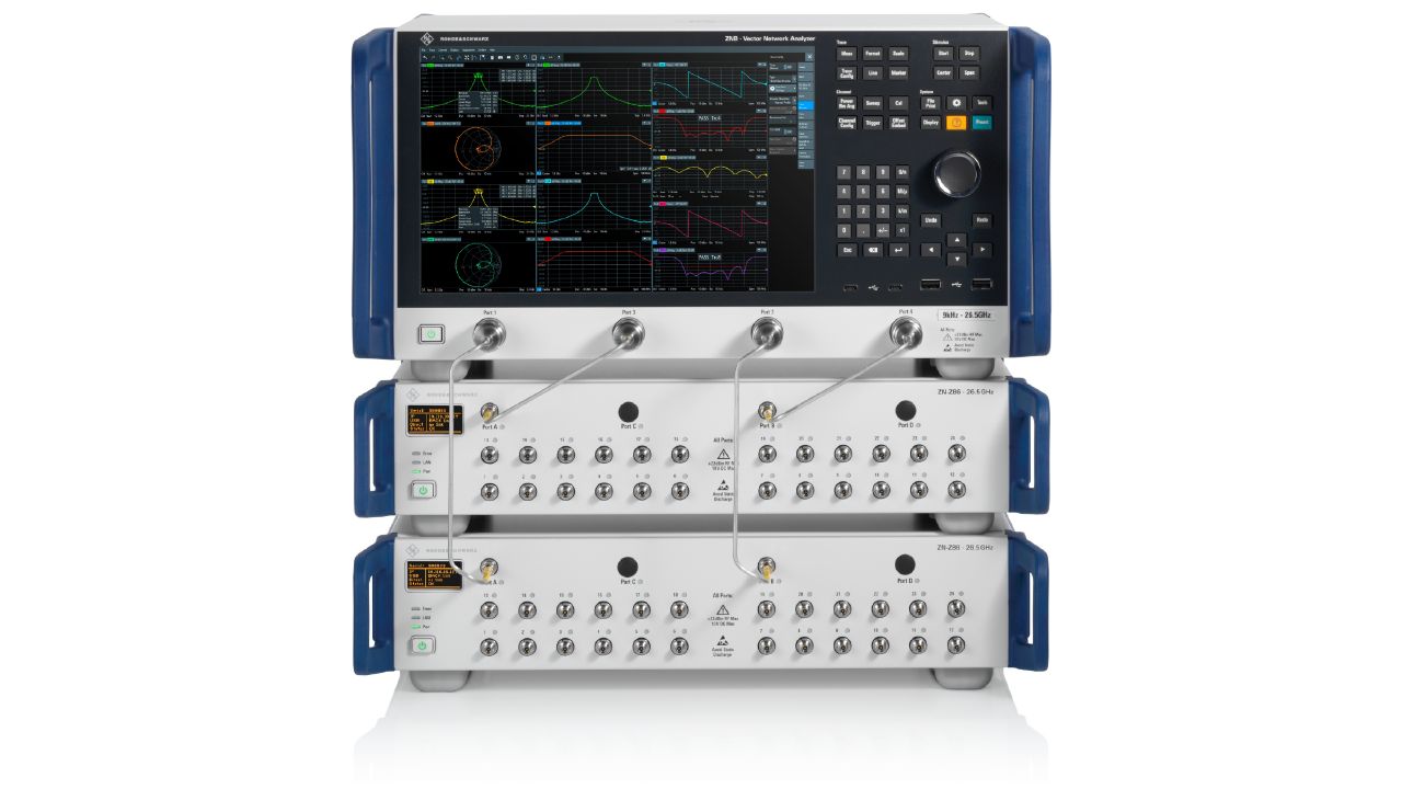 R&S®ZNB3000 向量網路分析儀（9 kHz – 43.5 GHz，超高速生產測試） 角度 3