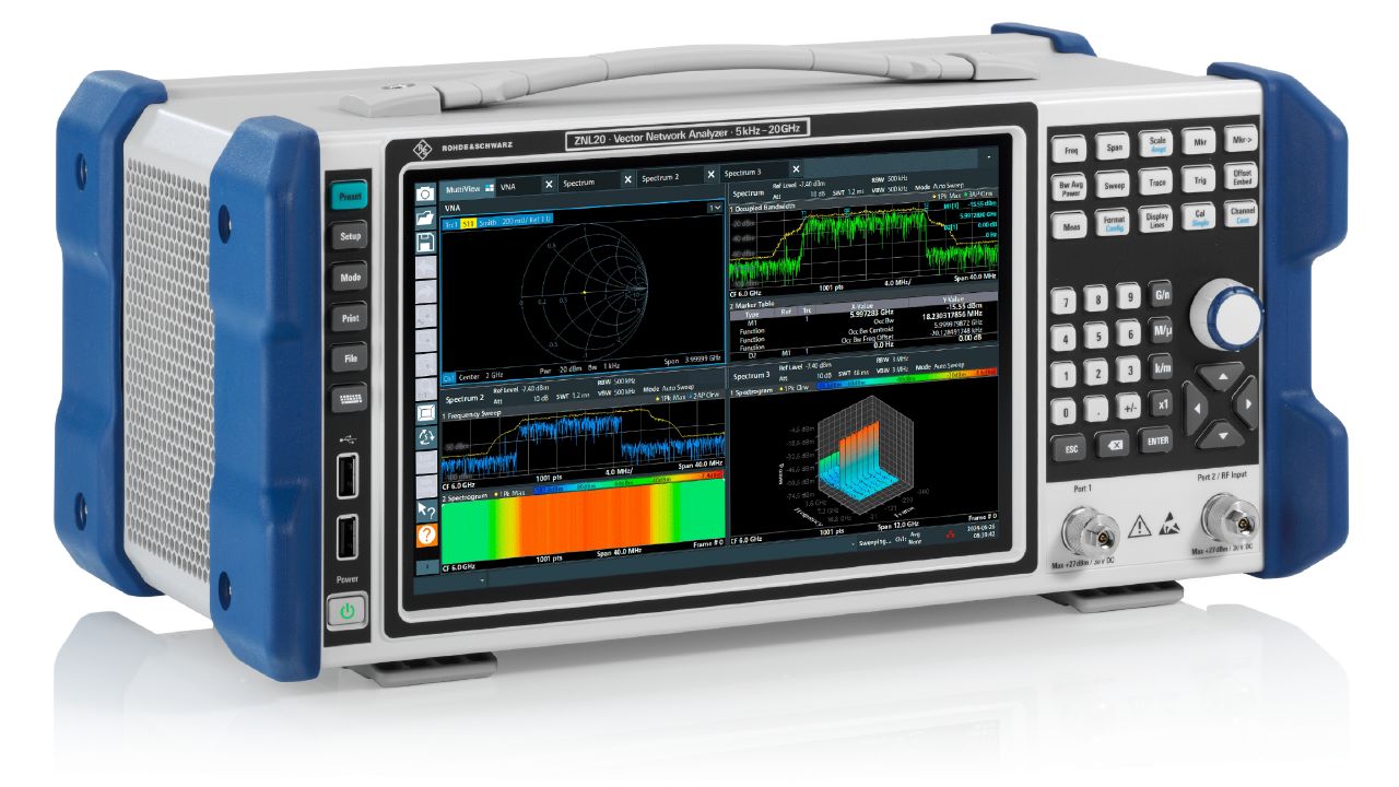 R&S®ZNL 三合一向量網路分析儀（5 kHz – 20 GHz，含頻譜分析） 角度 4
